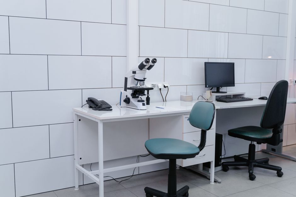 researcher empty lab desk missing person